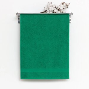 Полотенце махровое 70х140 см, ярко-зеленый, 440 г/м2, хлопок 100