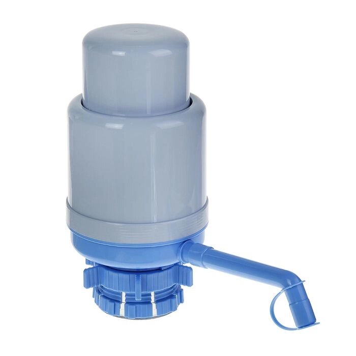 Помпа для воды LESOTO Standart, механическая, под бутыль от 11 до 19 л, голубая от компании Интернет-магазин "Flap" - фото 1