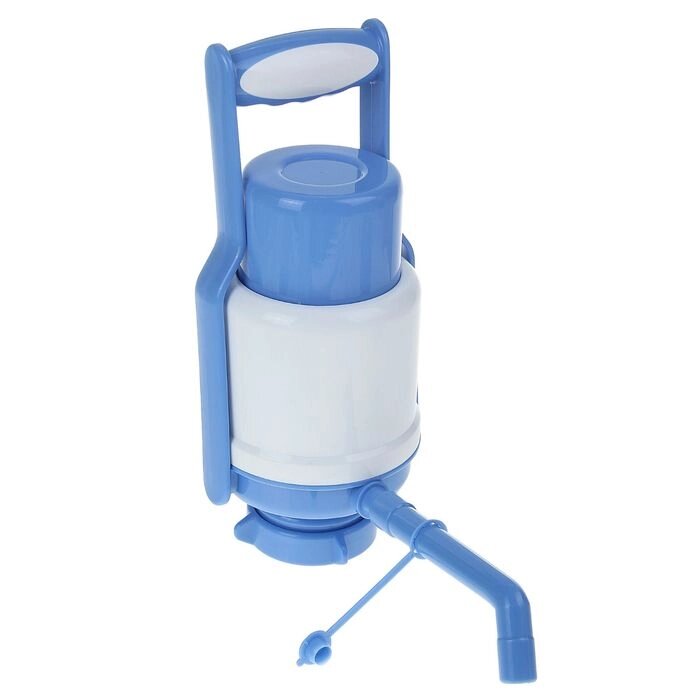 Помпа для воды LESOTO Universal, механическая, под бутыль от 11 до 19 л, голубая от компании Интернет-магазин "Flap" - фото 1