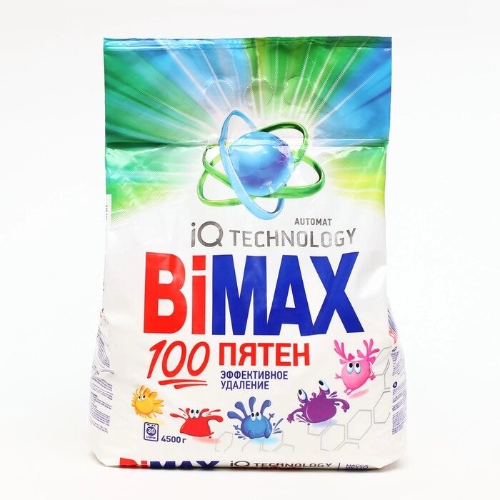 Порошок BiMax 100 пятен Automat, 4,5кг от компании Интернет-магазин "Flap" - фото 1