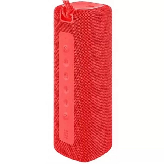 Портативная колонка Mi Portable Bluetooth Speaker (QBH4242GL), 16Вт, BT 5.0, 2600мАч, красная от компании Интернет-магазин "Flap" - фото 1