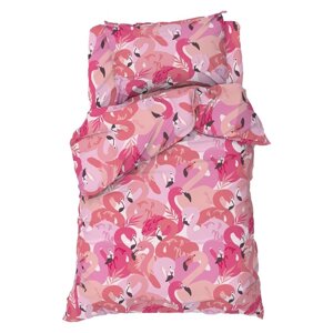 Постельное бельё Этель 1,5 сп 'Flamingo garden' 143х215 см, 150х214 см, 50х70 см -1 шт, 100 хлопок, бязь