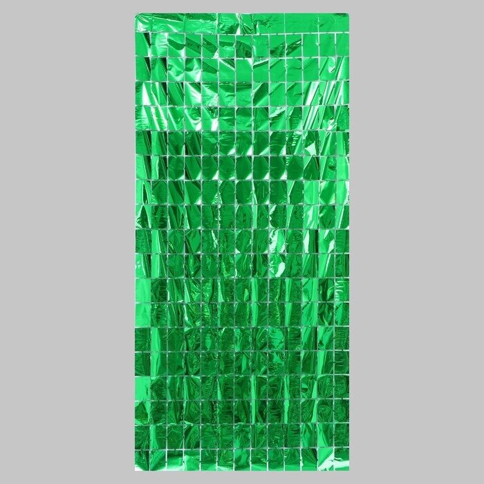 Праздничный занавес 100*200 см, цвет зелёный от компании Интернет-магазин "Flap" - фото 1