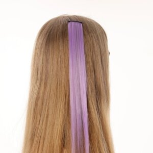 Прядь для волос фиолетовая, 40 см