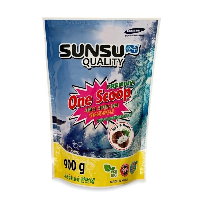 Пятновыводитель SUNSU-Q ONE SCOOP, универсальный, 900г от компании Интернет-магазин "Flap" - фото 1