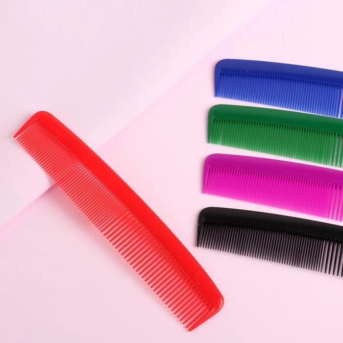 Расчёска комбинированная, 22 x 4,5 см, цвет МИКС от компании Интернет-магазин "Flap" - фото 1
