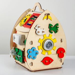 Развивающая игрушка Бизиборд 'Солнечный домик'