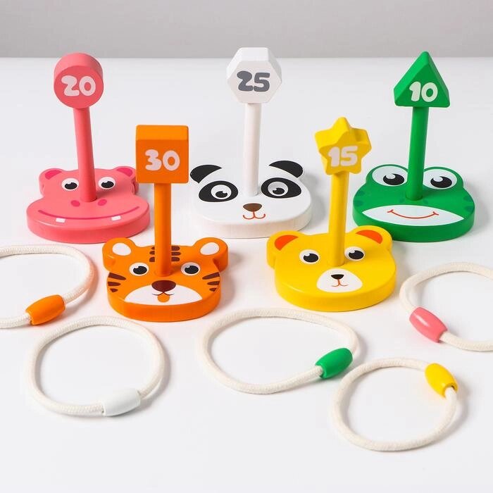 Развивающая игрушка 'Кольцеброс' от компании Интернет-магазин "Flap" - фото 1