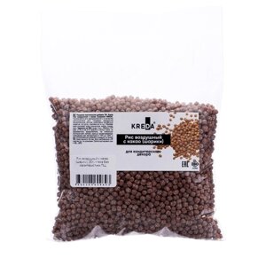 Рис воздушный с какао (шарики) KREDA 50 г (комплект из 3 шт.)