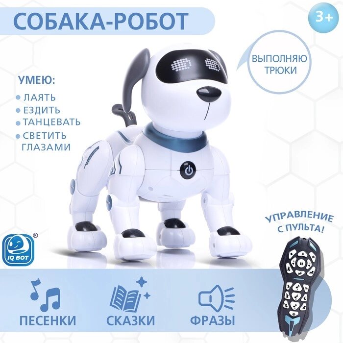 Робот-собака 'Трюкач', звуковые эффекты, управление с пульта от компании Интернет-магазин "Flap" - фото 1
