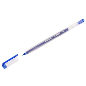 Ручка гелевая Berlingo Apex, чернила синие, узел 0.5 мм, длина письма 800 м, одноразовая (комплект из 50 шт.)