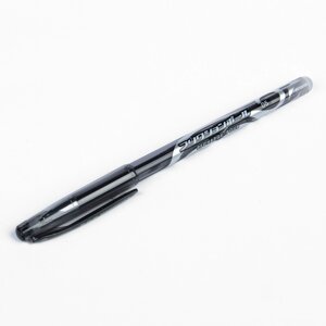 Ручка гелевая со стираемыми чернилами 0,5 мм, стержень чёрный корпус тонированный (комплект из 12 шт.)