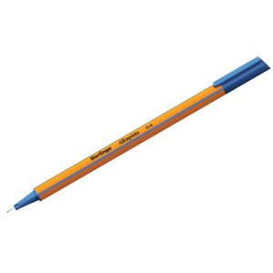 Ручка капиллярная Berlingo Rapido, 0,4 мм, трёхгранная, стержень синий (комплект из 12 шт.)