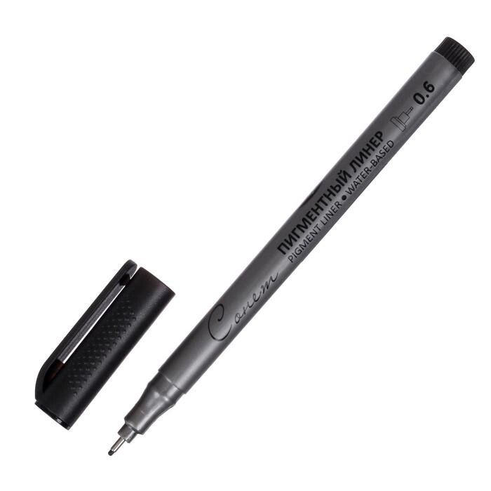 Ручка капиллярная для черчения ЗХК 'Сонет' линер 0.6 мм, чёрный, 2341649 от компании Интернет-магазин "Flap" - фото 1