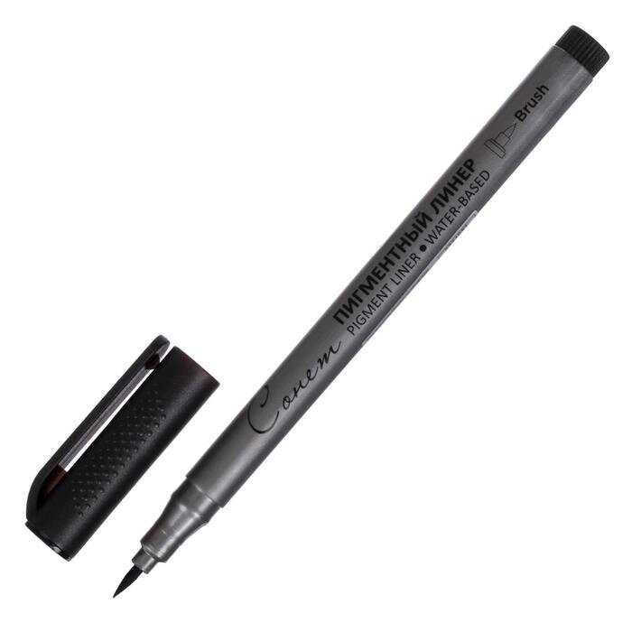 Ручка-кисть капиллярная ЗХК 'Сонет', чёрный, 2341651 от компании Интернет-магазин "Flap" - фото 1