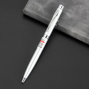 Ручка многофункциональная, лазерная указка со светодиодной подсветкой, 13.5 х 1 см (комплект из 24 шт.)