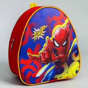 Рюкзак детский, 23х21х10 см, Человек-паук