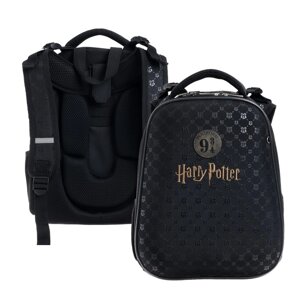 Рюкзак каркасный 38 х 29 х 17 см, Hatber 'Гарри Поттер'чёрный NRk60111