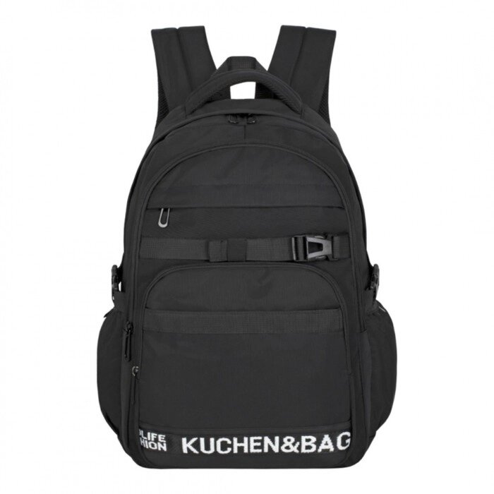 Рюкзак молодёжный 45 х 25 х 14 см, Merlin, XS9223 чёрный от компании Интернет-магазин "Flap" - фото 1