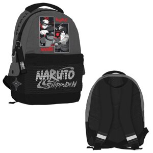 Рюкзак молодежный 45 х 29 х 13 см, Seventeen, Naruto, чёный/серый NTKB-UT2-5023