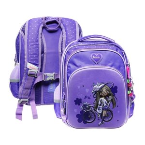 Рюкзак школьный 37 х 28 х 13 см, эргономичная спинка, Across 230, фиолетовый CS23-230-4