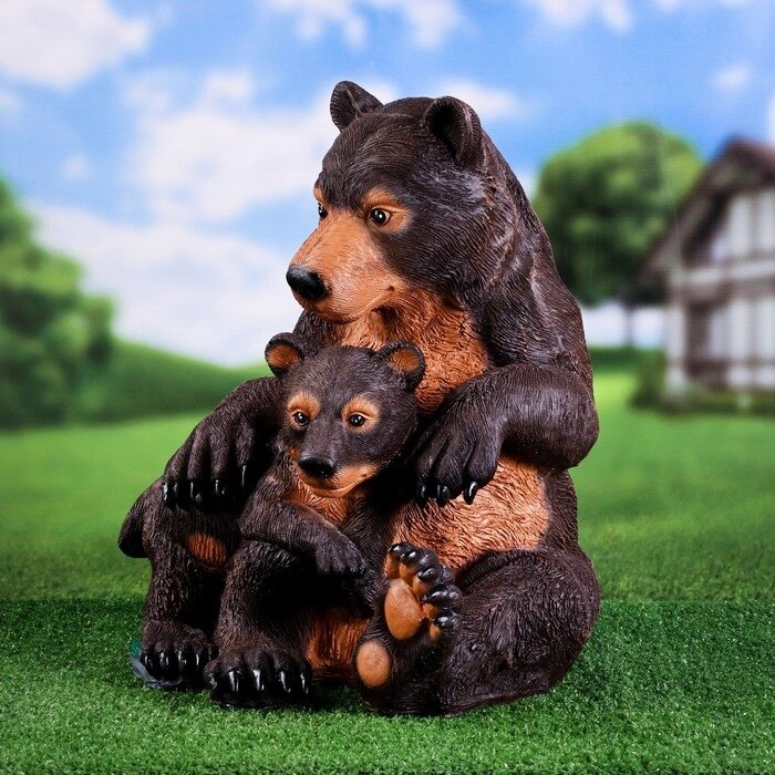 Садовая фигура 'Два медведя' 41х40х45см от компании Интернет-магазин "Flap" - фото 1