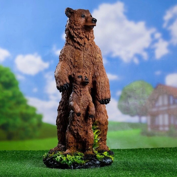 Садовая фигура 'Медведи' два 26х25х55см от компании Интернет-магазин "Flap" - фото 1