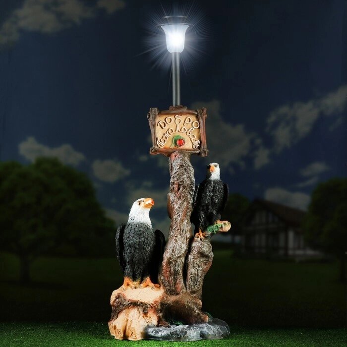 Садовый фонарь 'Дерево с фонарем два Орла' 72х40 см от компании Интернет-магазин "Flap" - фото 1