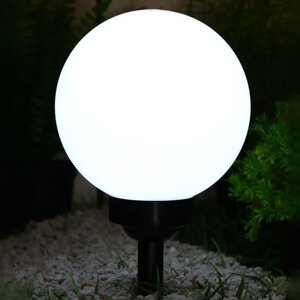 Садовый светильник на солнечной батарее 'Большой шар'20 x 42 x 20 см, 4 LED, свечение тёплое белое