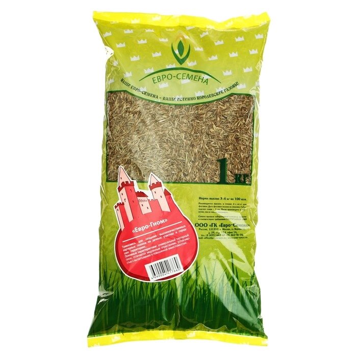 Семена Газонная травосмесь 'Евро-Гном', 1 кг от компании Интернет-магазин "Flap" - фото 1
