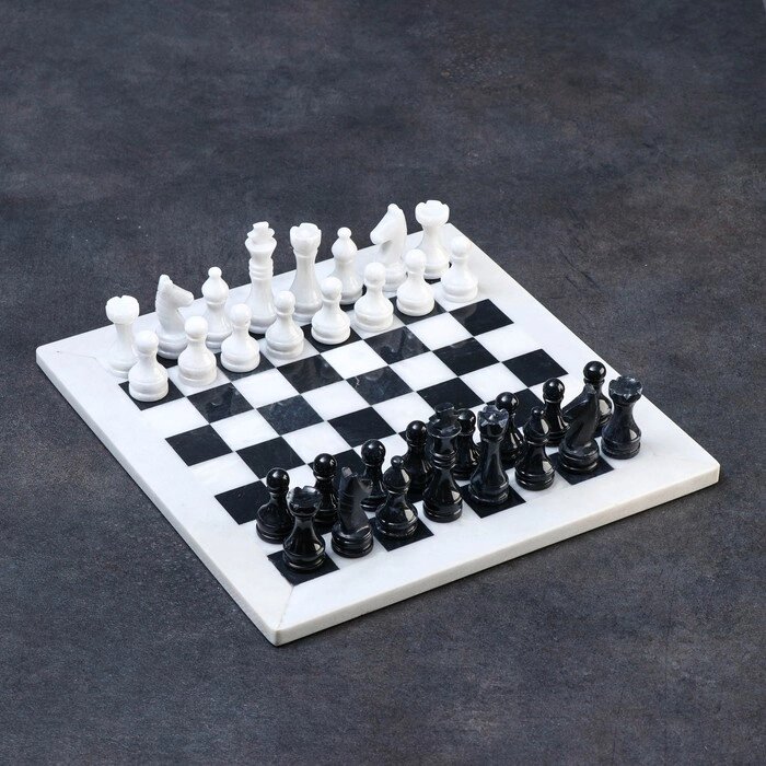 Шахматы 'Элит', доска 30 х 30 см., вид 2, оникс от компании Интернет-магазин "Flap" - фото 1