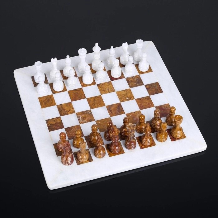 Шахматы 'Элит',  доска 30х30 см, оникс, от компании Интернет-магазин "Flap" - фото 1
