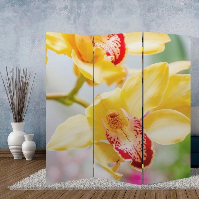 Ширма 'Орхидеи', 150 х 160 см от компании Интернет-магазин "Flap" - фото 1