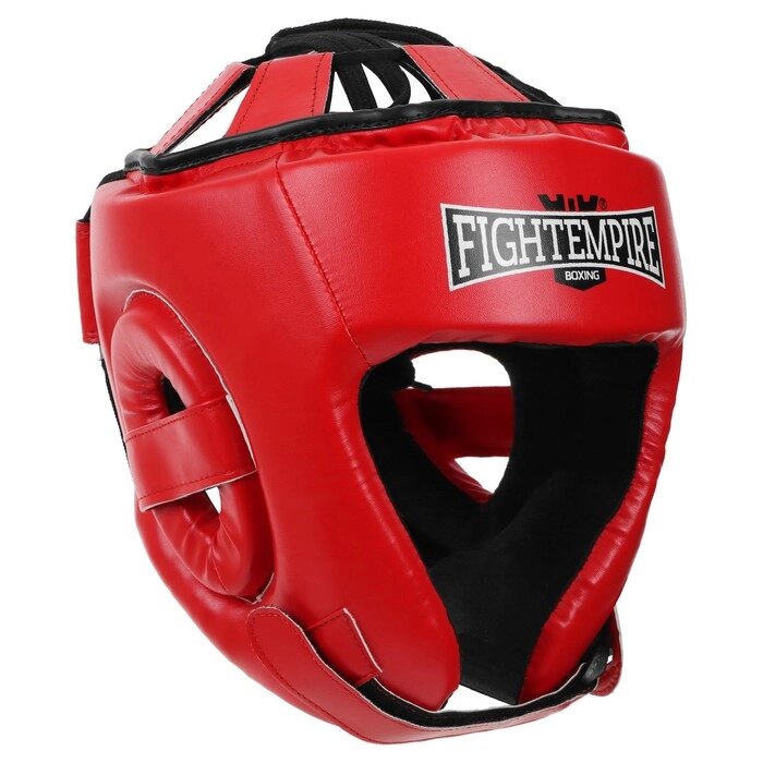 Шлем боксёрский FIGHT EMPIRE, AMATEUR, р. S, цвет красный от компании Интернет-магазин "Flap" - фото 1