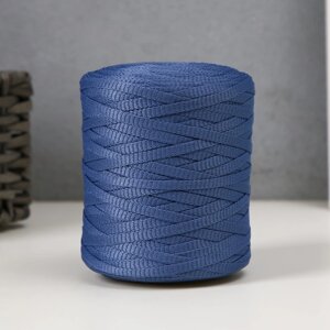 Шнур для вязания 100 полиэфир 5 мм цилиндр, 180 г, 140 м 18 - джинс