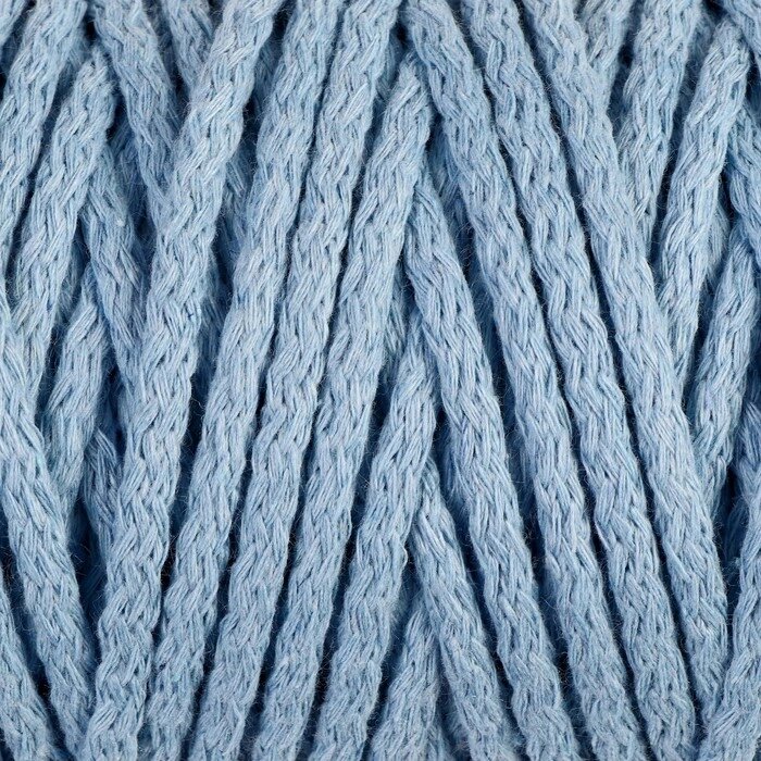Шнур для вязания 'Пухлый' 100 хлопок ширина 5мм 100м (голубой) от компании Интернет-магазин "Flap" - фото 1