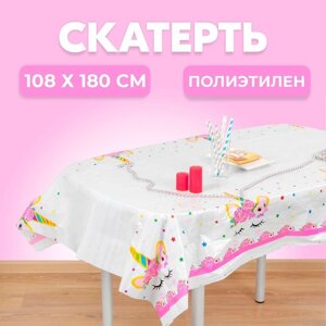 Скатерть 'Единорог'108 x 180 см