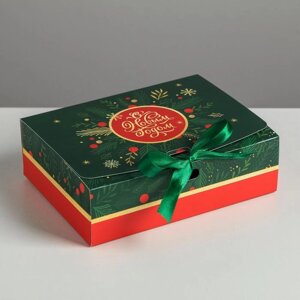 Складная коробка подарочная 'С новым годом'16.5 x 12.5 x 5 см