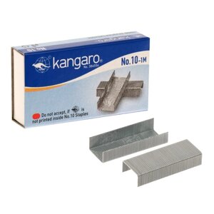 Скобы для степлера Kangaro 10, стальные, 1000 штук (комплект из 20 шт.)