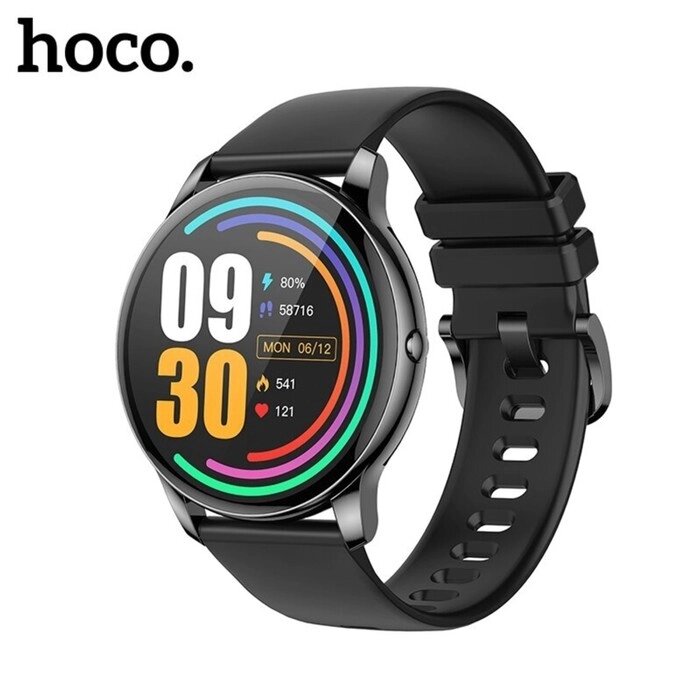 Смарт-часы Hoco Y10, 1.3', 360x360, BT5.0, 230 мАч, серые от компании Интернет-магазин "Flap" - фото 1