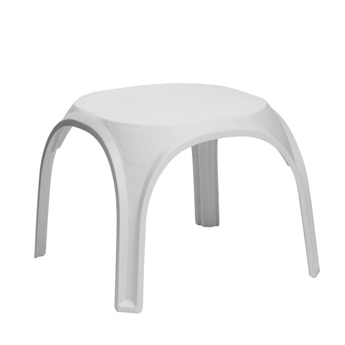 Стол для шезлонга 'ПластМебель' белый, 62 х 62 х 49 см от компании Интернет-магазин "Flap" - фото 1
