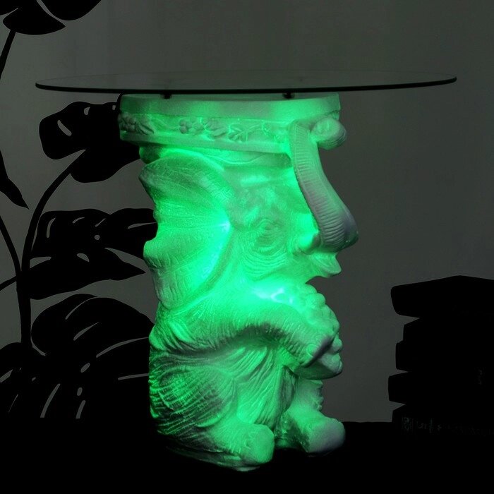 Стол светящийся 'Слон сидя', 26,5x50x50 см, от компании Интернет-магазин "Flap" - фото 1