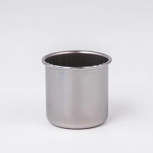 Стопка из нержавеющей стали, 70 мл, 5x5x4,3 см, внутренний диаметр 4,5 см (комплект из 10 шт.)