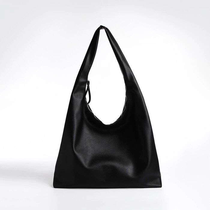 Сумка женская TEXTURA, мешок, большой размер, цвет чёрный от компании Интернет-магазин "Flap" - фото 1