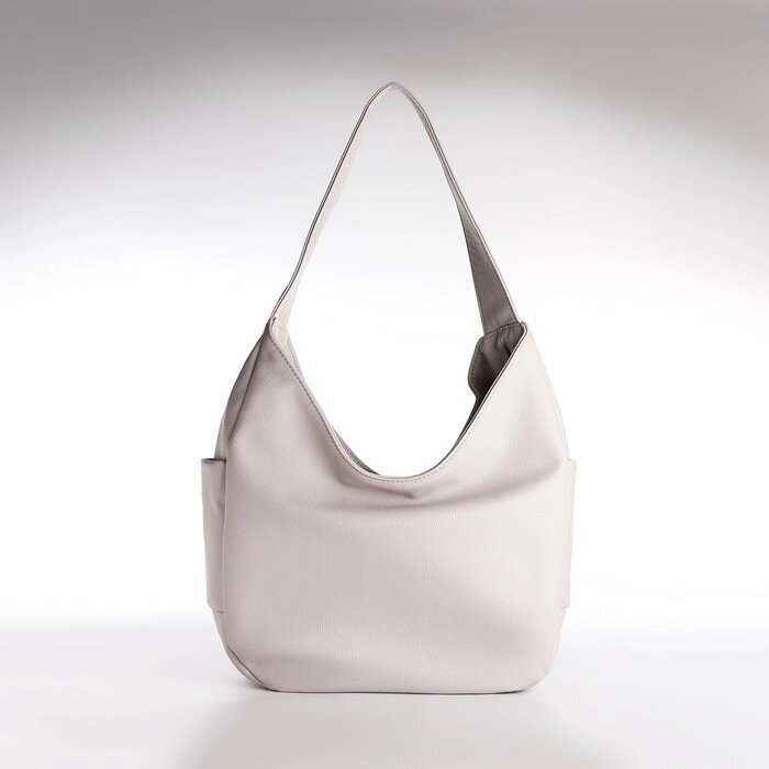 Сумка женская TEXTURA, мешок, большой размер, цвет серый от компании Интернет-магазин "Flap" - фото 1
