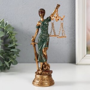 Сувенир полистоун 'Фемида - Богиня правосудия с мечом и весами' 7х5,5х20 см