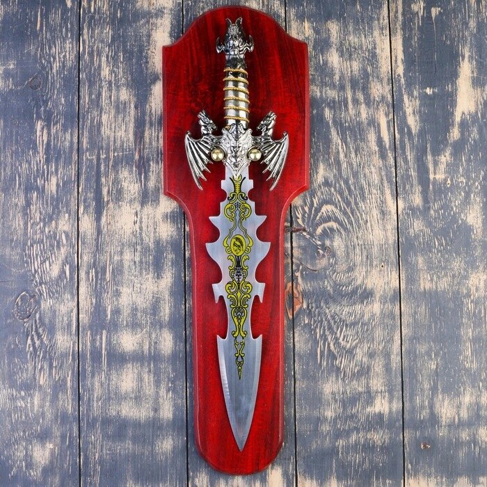 Сувенирный меч на планшете, цветное нанесение на лезвии, 52 см от компании Интернет-магазин "Flap" - фото 1