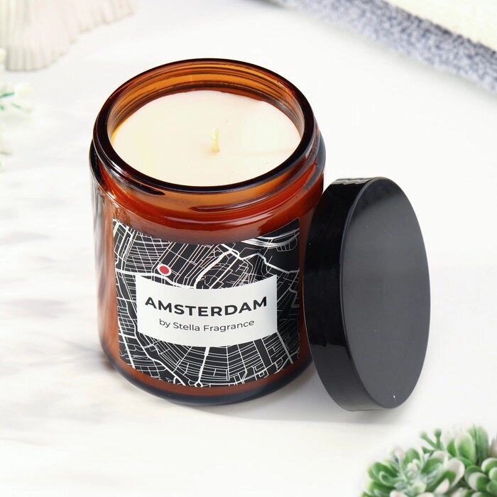 Свеча ароматическая в банке 'Amsterdam', 250 г от компании Интернет-магазин "Flap" - фото 1