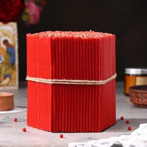 Свечи красные церковные 140, упаковка 2кг