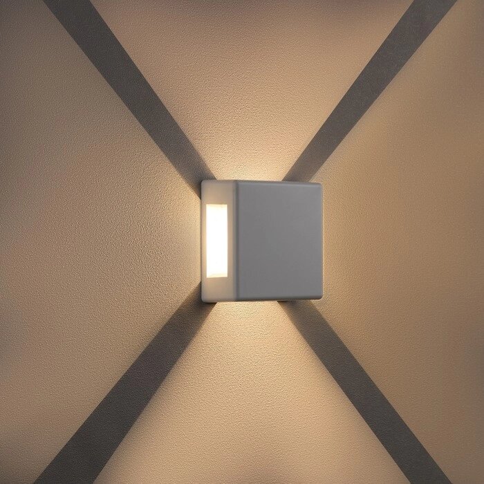Светильник Duwi Nuovo LED, 7 Вт, 3000 K, IP54, архитектурный, широкий луч, белый от компании Интернет-магазин "Flap" - фото 1